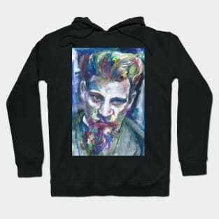 RAINER MARIA RILKE - watercolor portrait .3 Hoodie